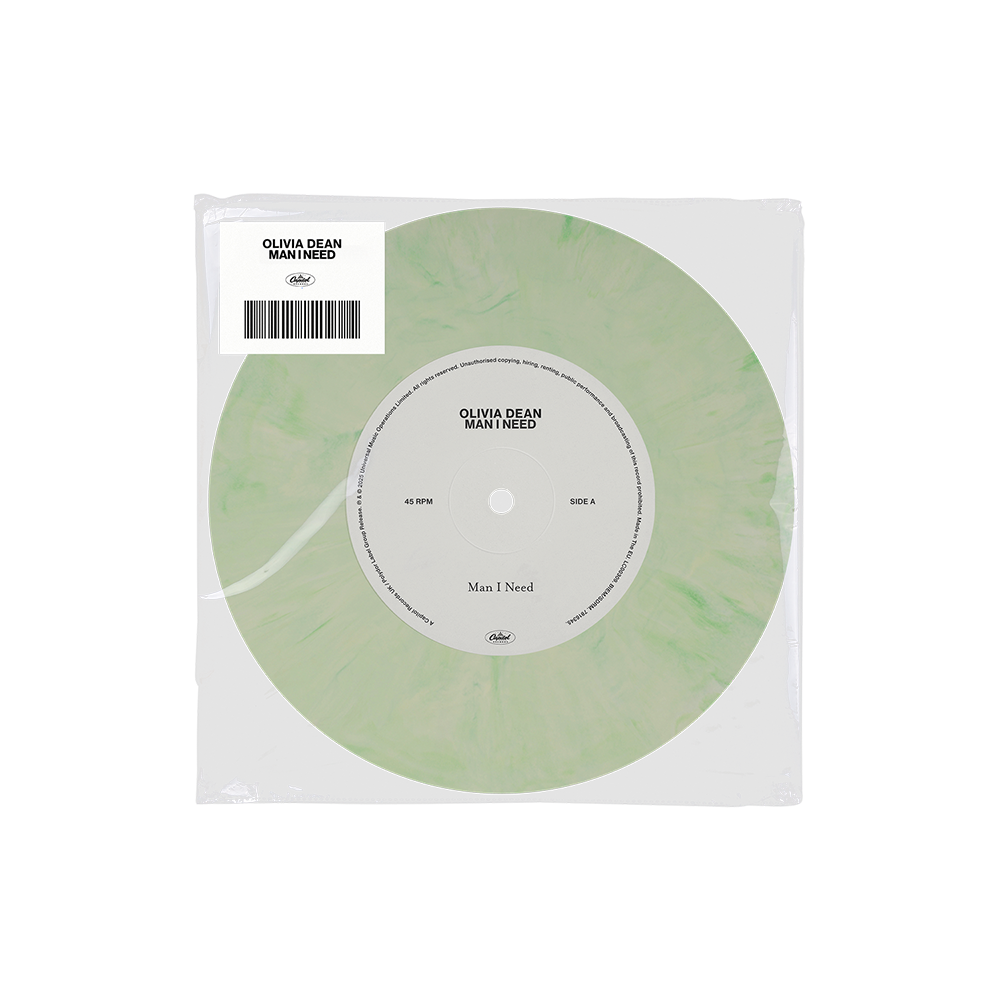 Olivia Dean — Man I Need [Light Green Marble 7-inch] — album artwork