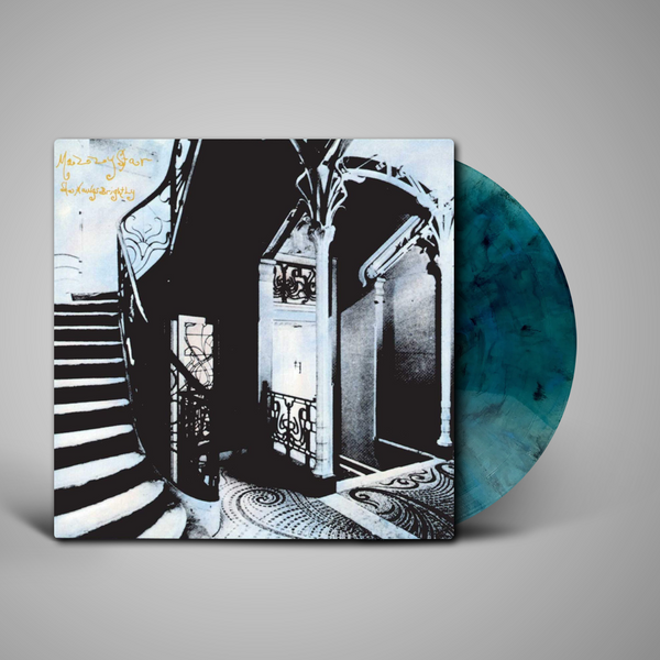 Mazzy Star — She Hangs Brightly [Aqua & Black Marble Vinyl] — product artwork