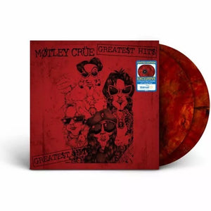 Motley Crue - Greatest Hits [2LP Crimson Red Smoke Vinyl] - album cover