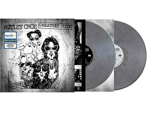 Motley Crue - Greatest Hits [2LP Silver Marble Vinyl, Alternate Cover] - album cover