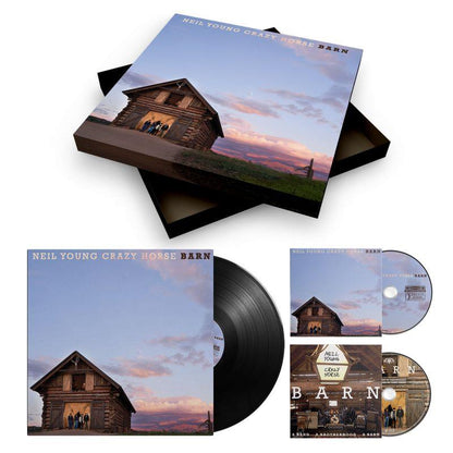 Neil Young & Crazy Horse - Barn [LP + CD + Blu-ray Deluxe Edition] - box set contents