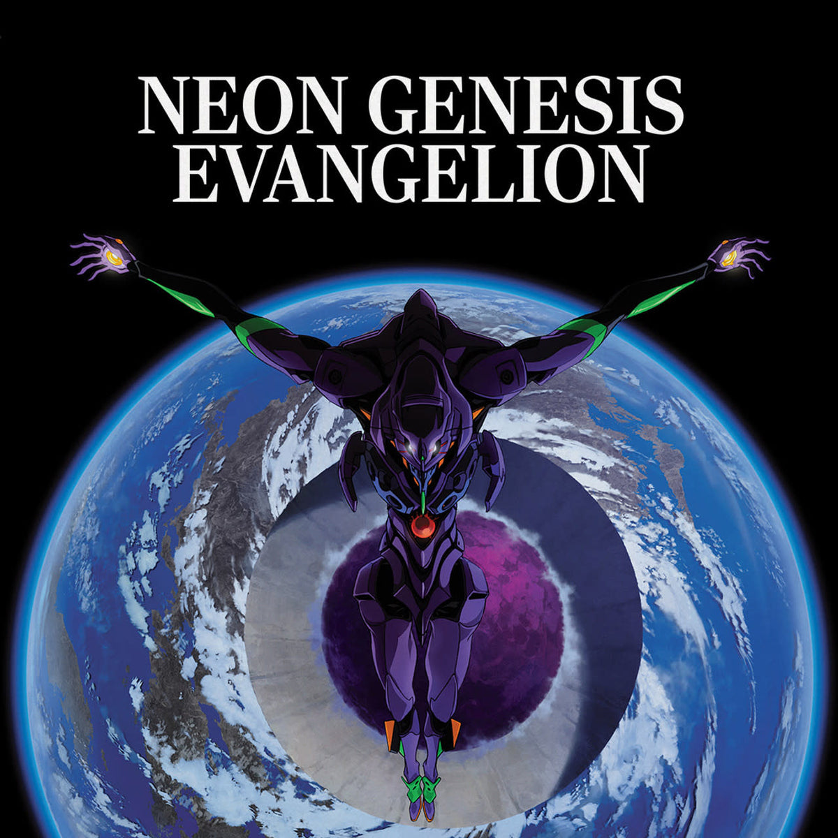 Shiro Sagisu - Neon Genesis Evangelion (Soundtrack) [Translucent Blue & Black Smoke Vinyl] — artwork