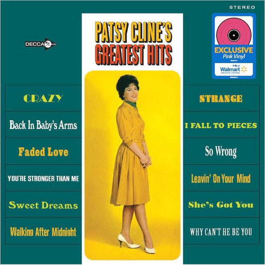 Patsy Cline – Greatest Hits [Pink Vinyl LP] album artwork
