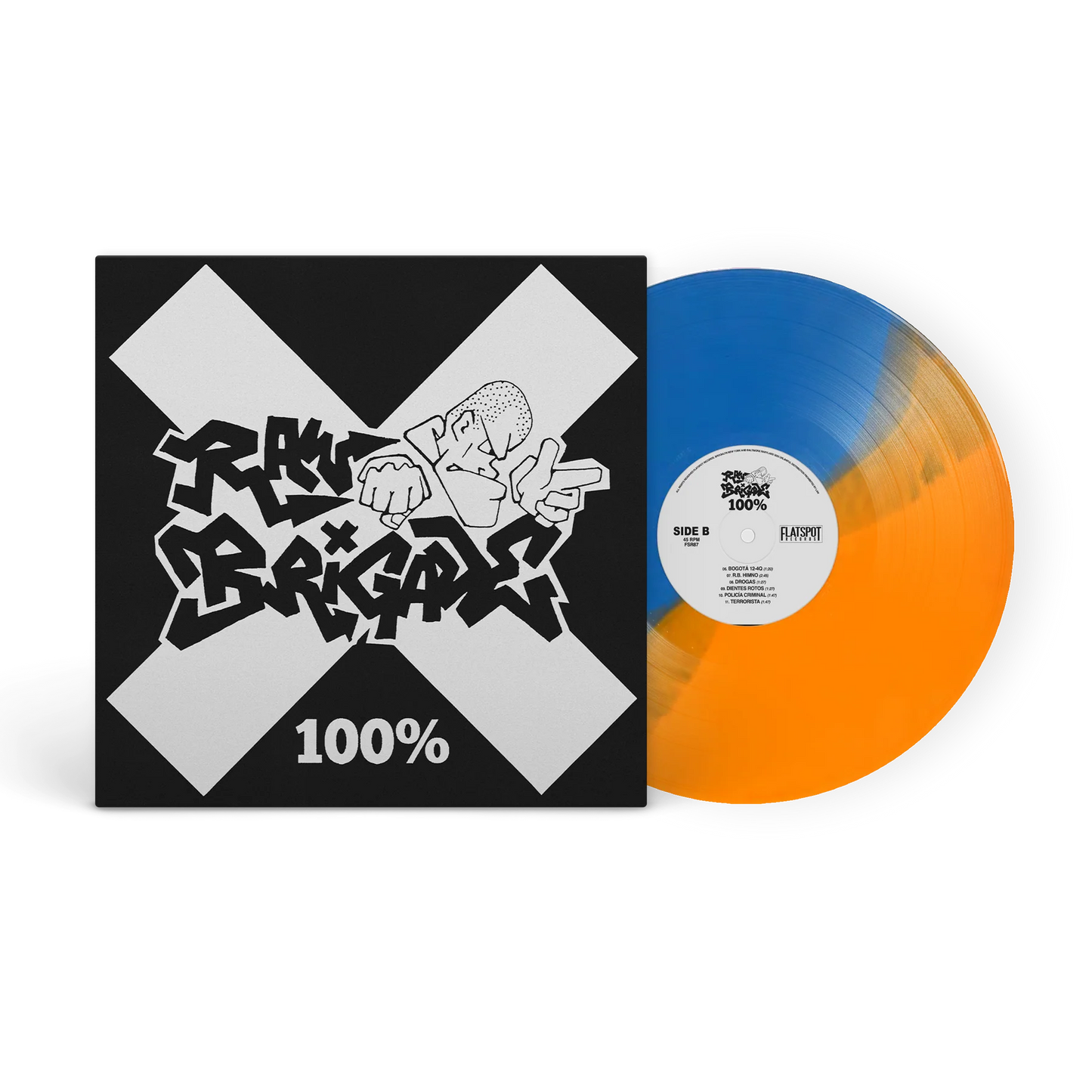 100% [LP] (Blend Sky Blue & Orange Vinyl)