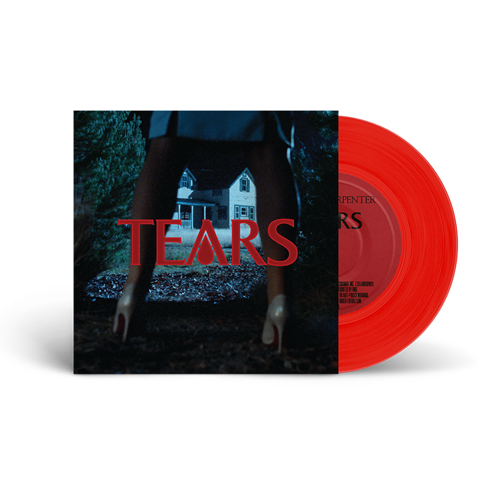 Sabrina Carpenter - Tears [Red 7" Vinyl] - cover and packaging