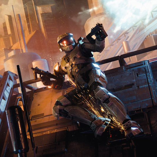 Martin O’Donnell & Michael Salvatori – Halo 2 (Original Soundtrack) [3LP] cover artwork