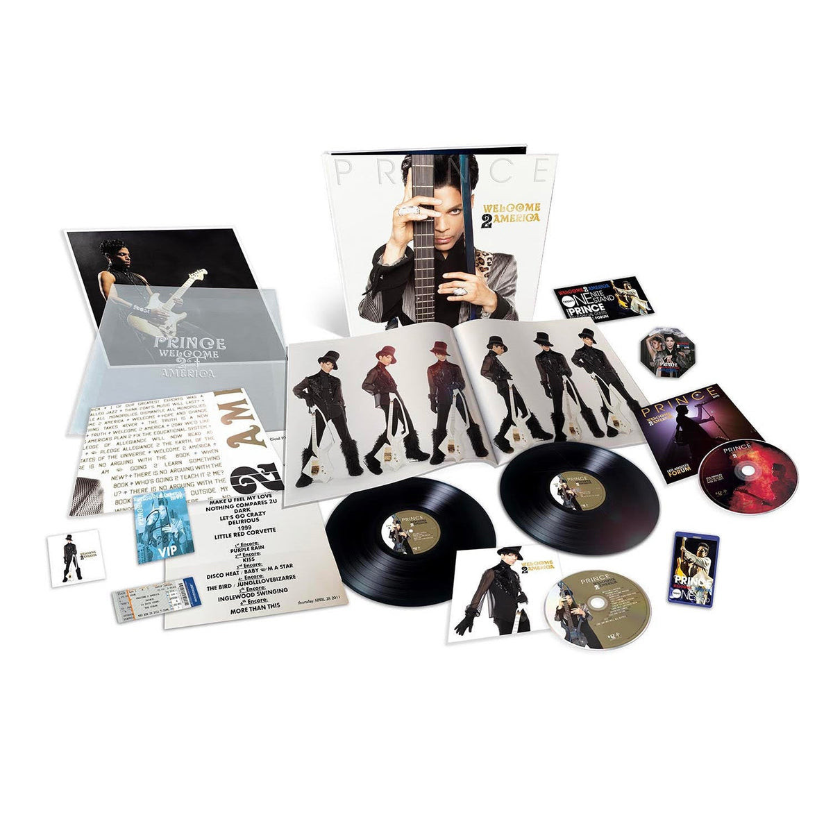 Prince - Welcome 2 America [Deluxe 2LP 1CD Blu-Ray Box Set]
