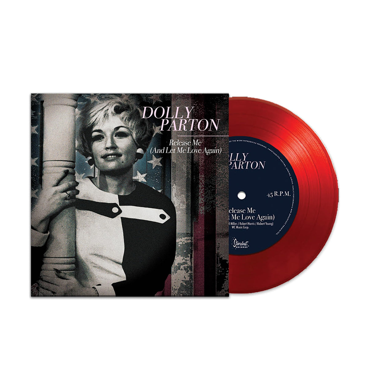 Dolly Parton - Release Me (And Let Me Love Again) [Red Vinyl 7"] cover artwork