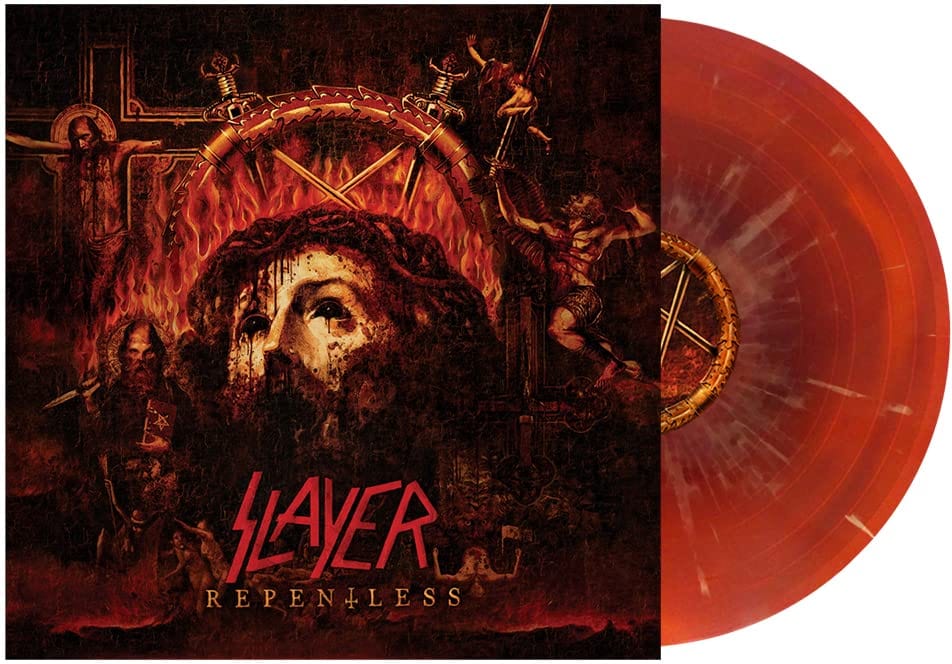 Slayer - Repentless [Oxblood & Orange Swirl Vinyl with Mustard Splatter]