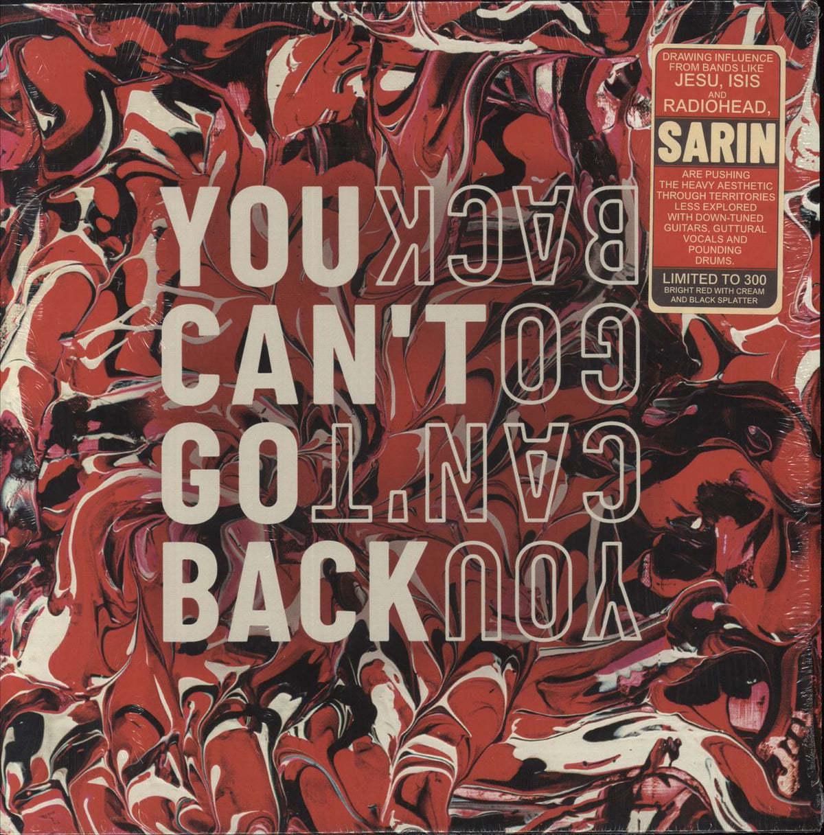 Sarin – You Can't Go Back cover artwork