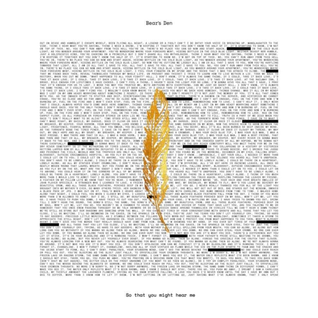 Bear's Den - So That You Might Hear Me [Vinyl]