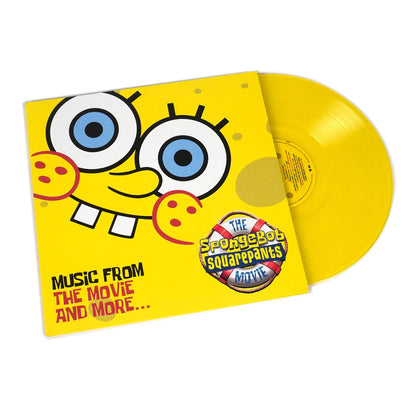Various Artists — The SpongeBob SquarePants Movie [Yellow Soundtrack LP] — record and sleeve
