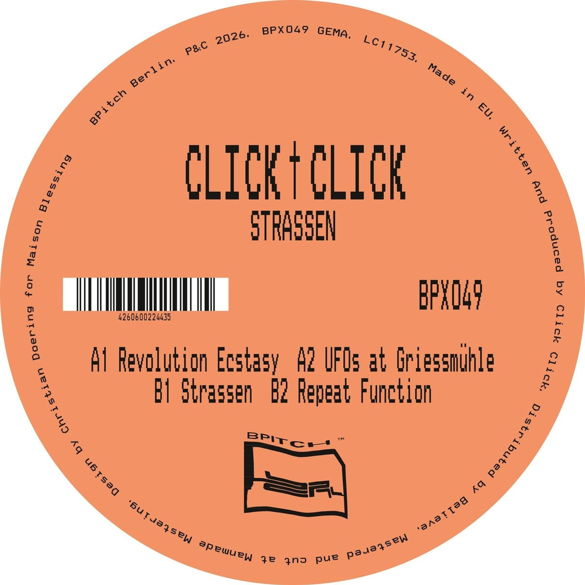 Click Click - Strassen EP [12"] cover artwork