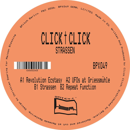 Click Click - Strassen EP [12"] cover artwork