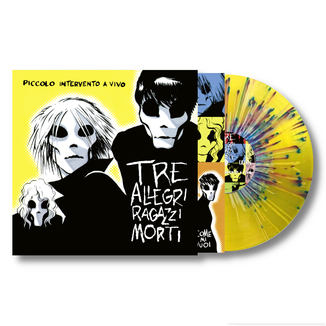 Tre Allegri Ragazzi Morti - Piccolo Intervento A Vivo vinyl cover art