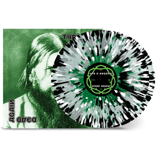 Type O Negative - Dead Again [Clear Green White Black Splatter Vinyl]