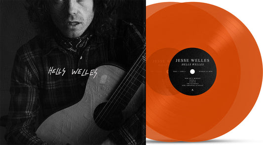 Jesse Welles — Hells Welles [Clear Orange 2LP] — cover and product artwork