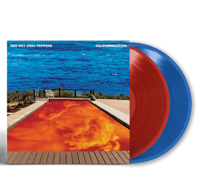 Red Hot Chili Peppers — Californication [Red & Ocean Blue Vinyl] — cover artwork