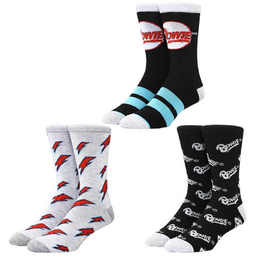 David Bowie – Icon 3 Pair Crew Socks
