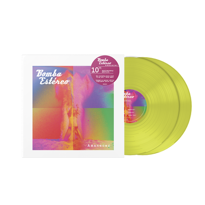 Bomba Estereo - Amanecer [2LP Highlighter Yellow Vinyl 10th Anniversary Edition + Poster] - product image