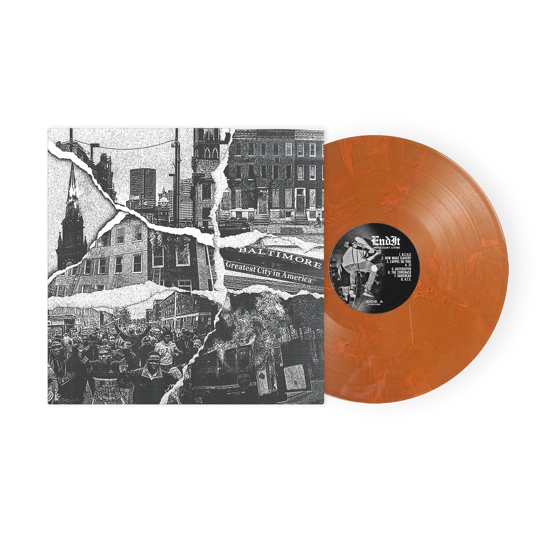 End It - Unpleasant Living [Orange Swirl Vinyl] - product image