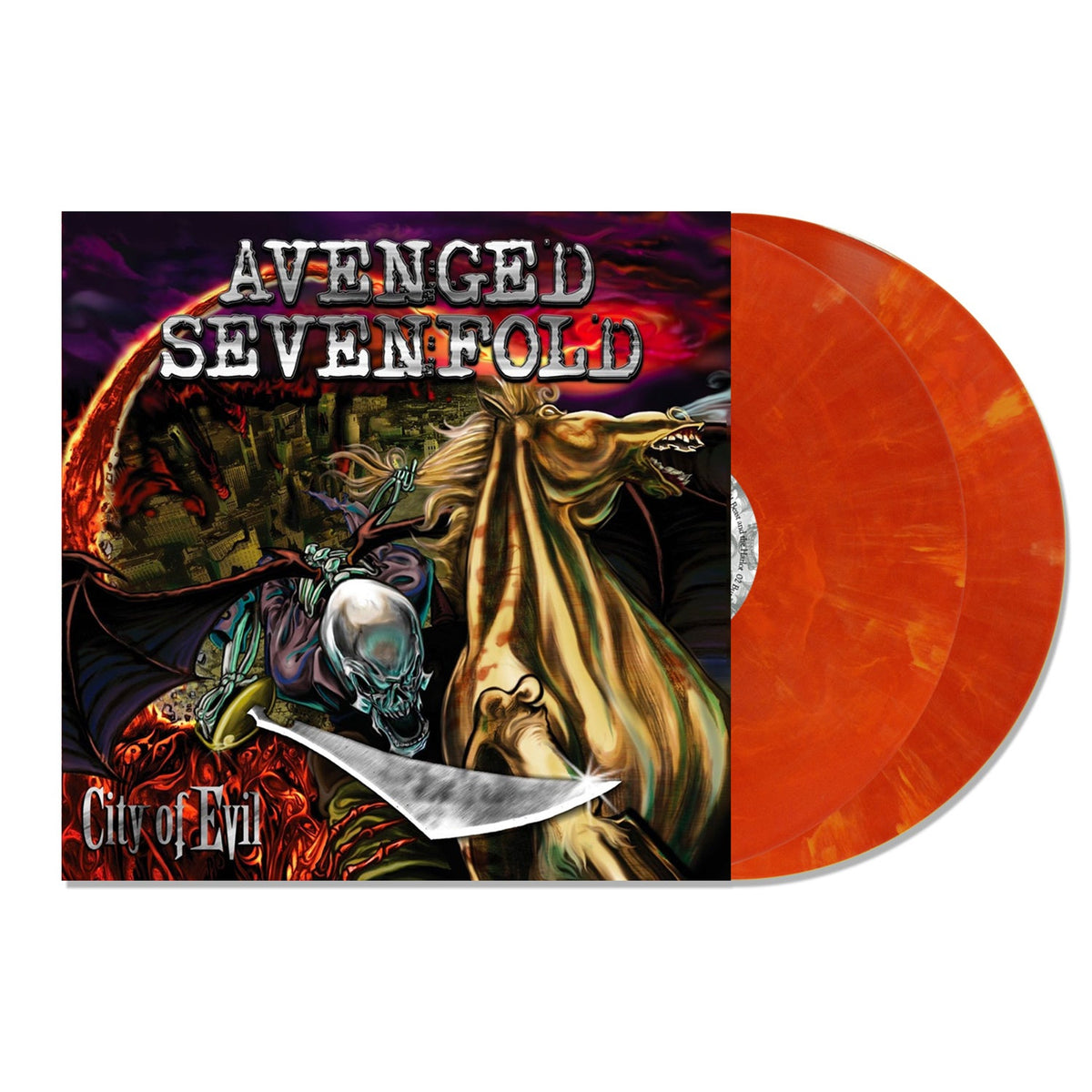 Avenged Sevenfold - City Of Evil [2LP Orange/Red Swirl Vinyl 20th Anniversary Edition]