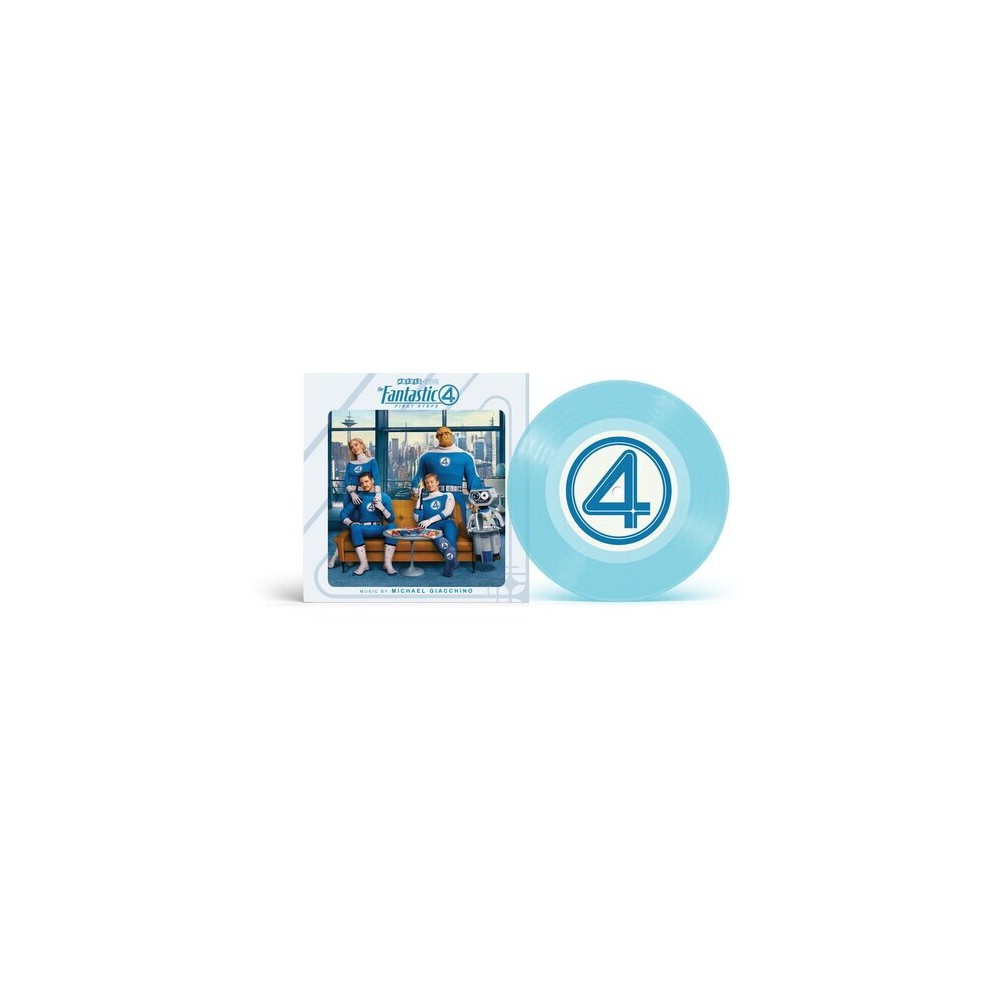 Michael Giacchino/Andrea Datzman - The Fantastic Four: First Steps Main Theme / Let Us Be Devoured [7" Galactic Blue Vinyl]