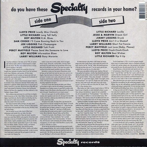 Rip It Up: The Best Of Specialty Records [LP]