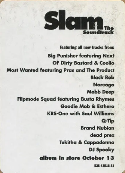 v/a - Slam The Soundtrack (E2S 4156 Promo) [2LP Vinyl]