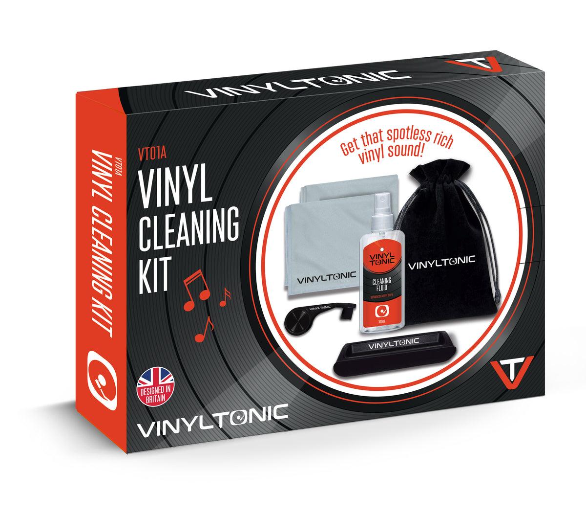 Vinyl Tonic vinyl cleaning kit packaging