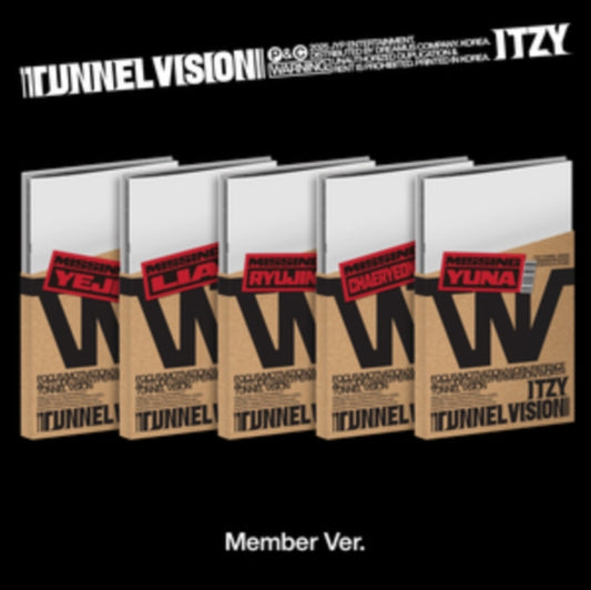 Tunnel Vision (Member Version) [CD] (36 Page Photobook Accordion Name Card Postcard 2 Photocards Mini Poster Logo Sticker)