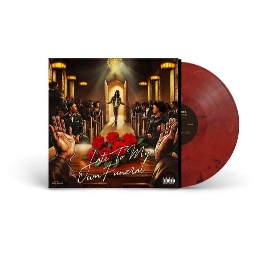 Boldy James - Late to My Own Funeral [Red Marble Vinyl] — artwork
