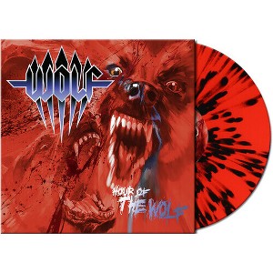 Wolf - Hour Of The Wolf red/black splatter vinyl album cover