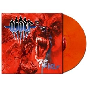 Wolf - Hour Of The Wolf red/yellow marbled vinyl album cover