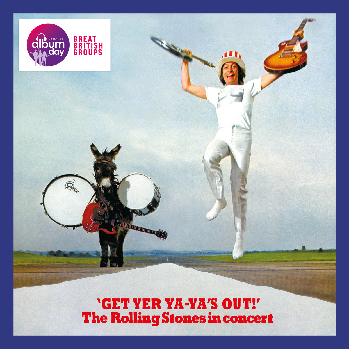 The Rolling Stones — Get Yer Ya-Ya's Out! [Red/White Stripe LP] — album artwork