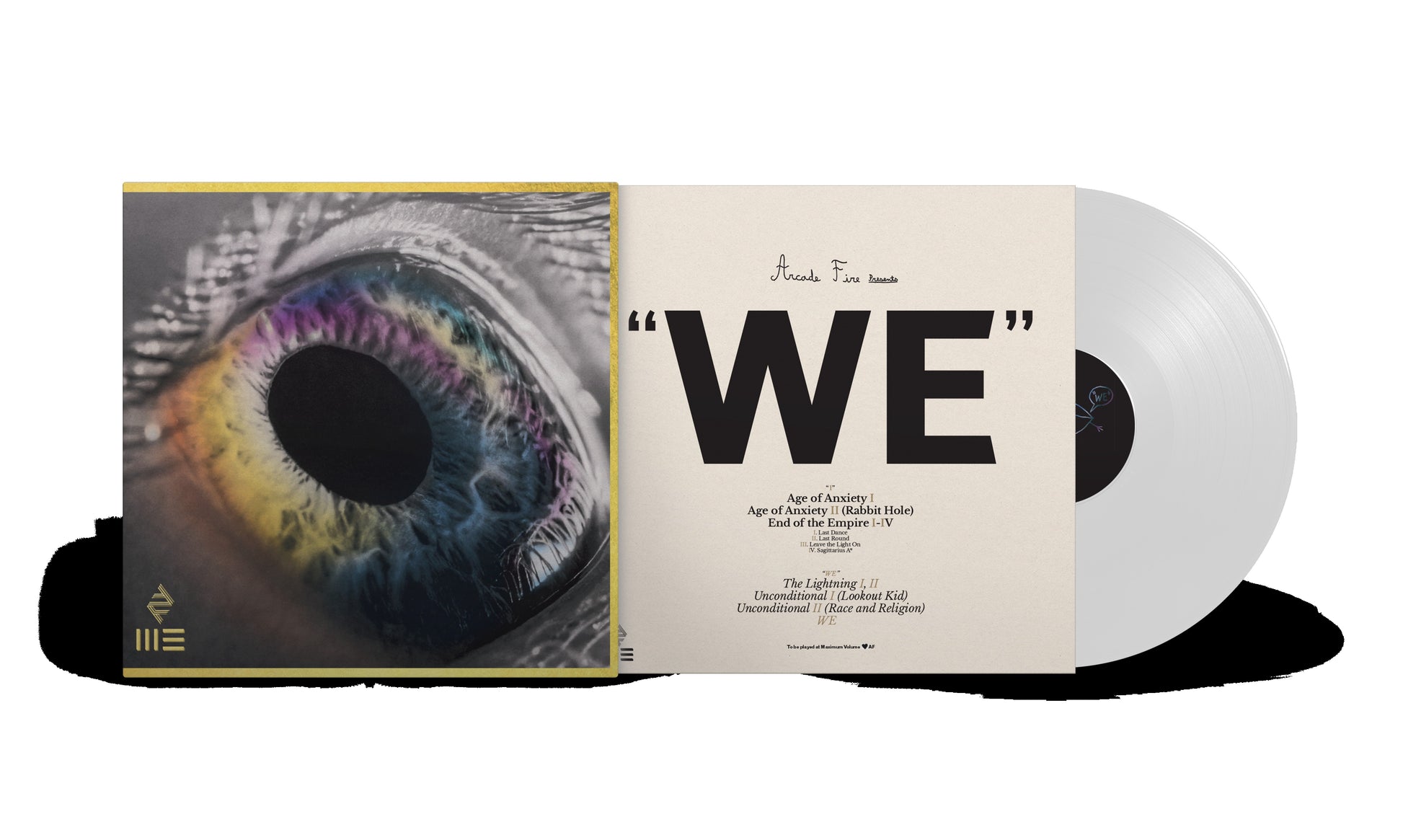 Arcade Fire - WE [Colored Vinyl, White, 180-Gram, Gatefold LP Jacket, Poster]