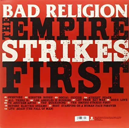 Bad Religion - The Empire Strikes First [Vinyl]