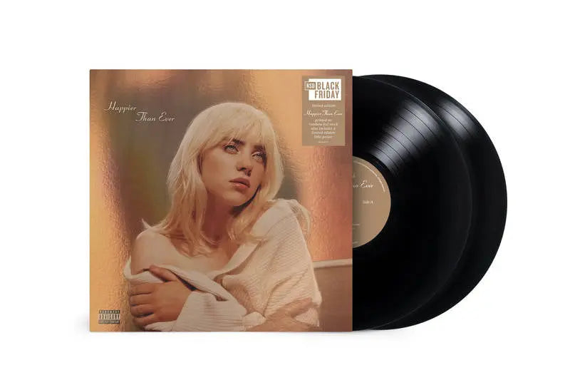 Billie Eilish - Happier Than Ever [RSD Exclusive Vinyl 2LP Lithograph Recycled Poster]