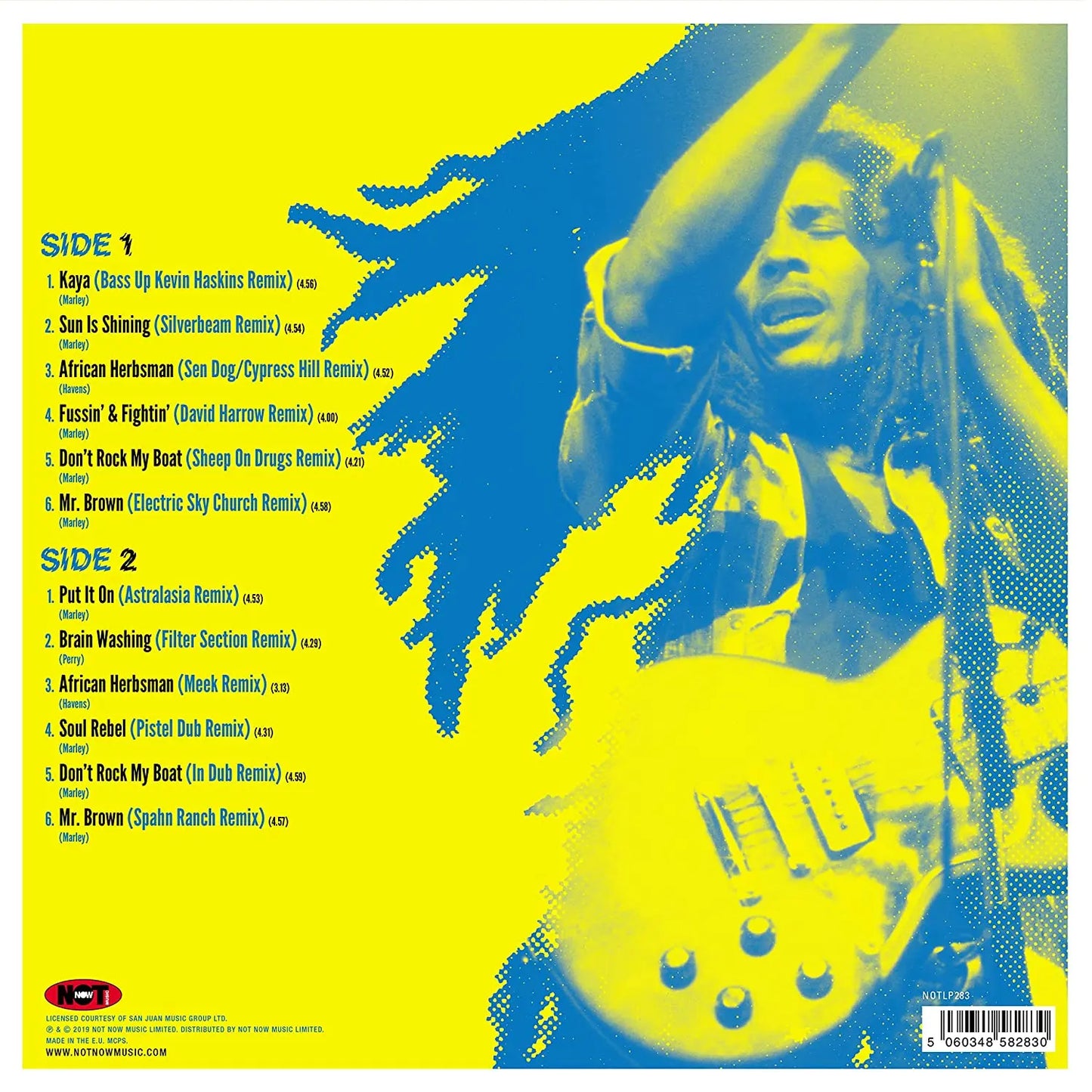 Bob Marley - Remixed [180-Gram Colored, Yellow Vinyl LP Import]