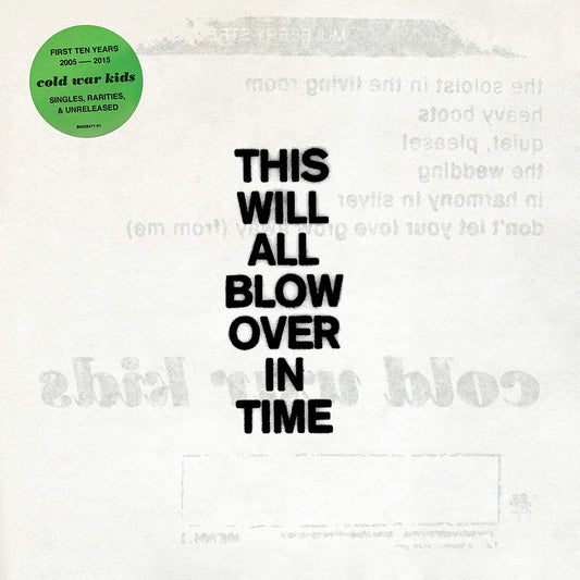 Cold War Kids - This Will All Blow Over In Time [2 LP][Translucent Yellow] [Vinyl]