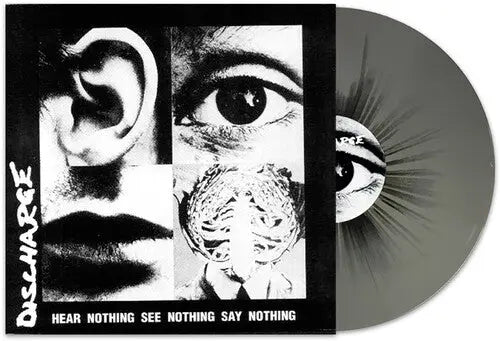 Discharge - Hear Nothing, See Nothing, Say Nothing (Grey / Black Splatter Vinyl) [Import] [Vinyl]