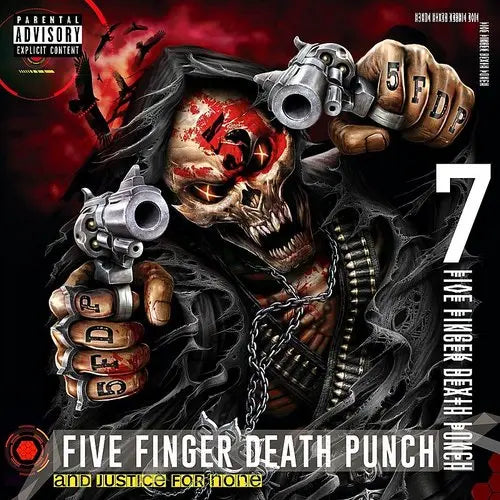 Five Finger Death Punch - And Justice For None [Colored Vinyl, Silver, Gatefold 2LP Jacket, Explicit]