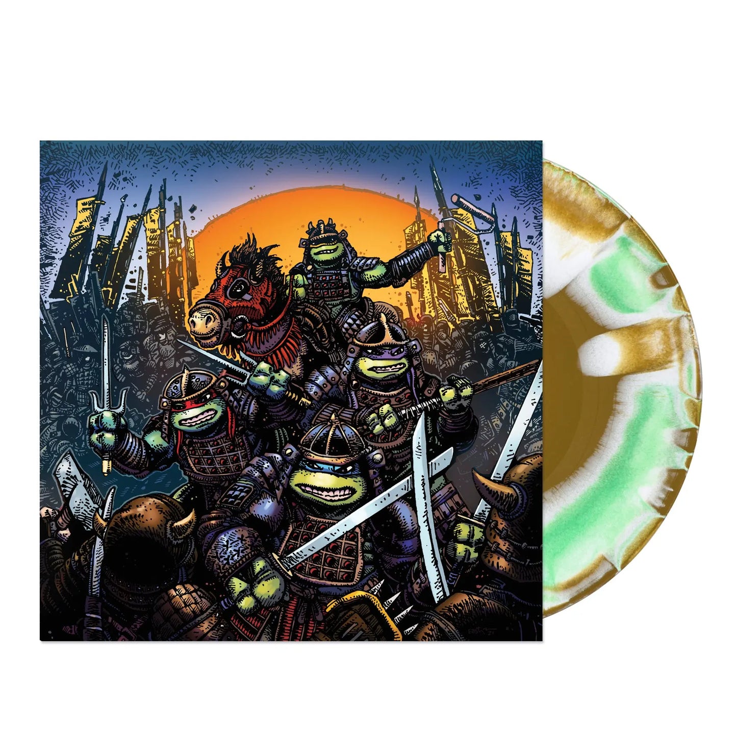 John Du Prez - Teenage Mutant Ninja Turtles Part III [180 Gram Swirl Colored Vinyl]