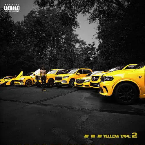 Key Glock - Yellow Tape 2 (Canary Yellow) [Explicit Content, Colored Vinyl 2LP, Yellow]