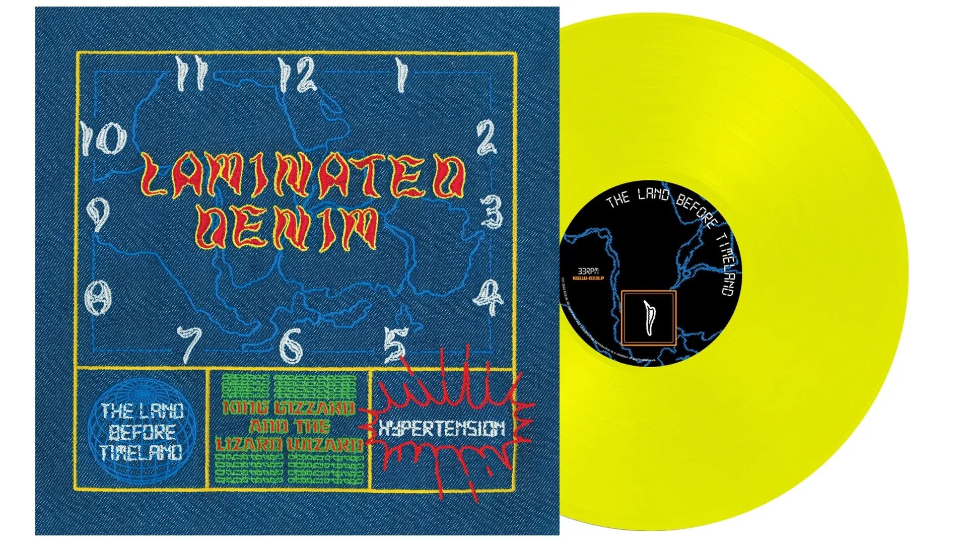 King Gizzard and the Lizard Wizard - Laminated Denim [180 Gram Lemon Sun Edition Indie Exclusive]