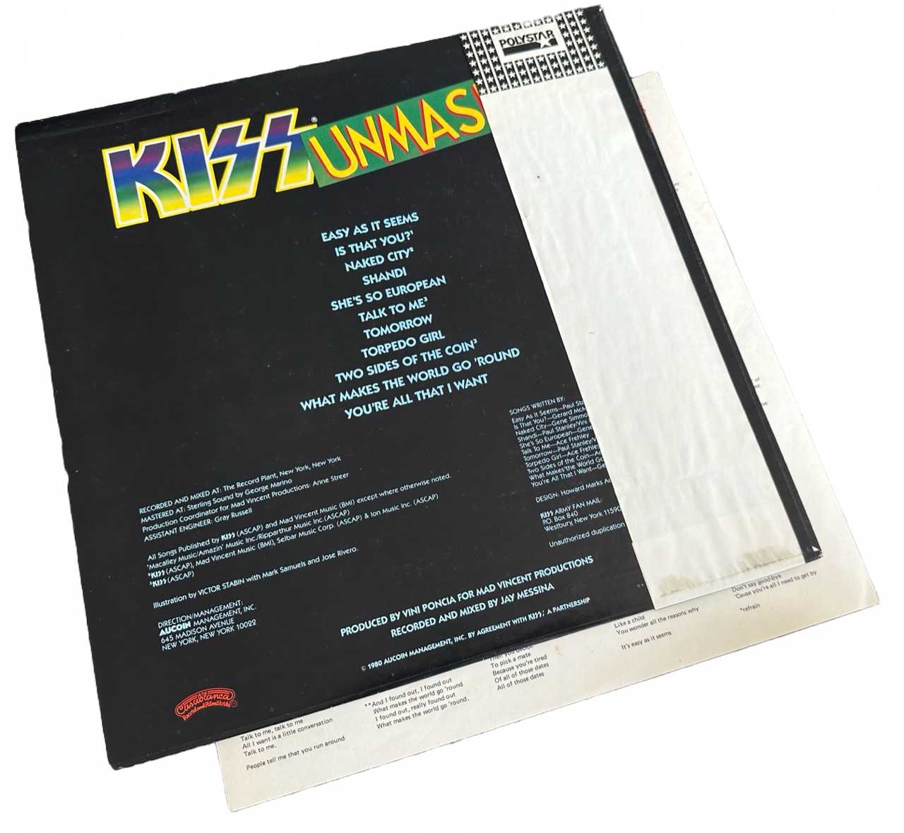 Kiss - Unmasked [Japanese Vinyl]