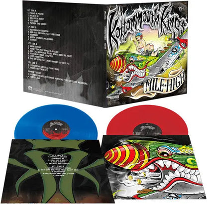 Kottonmouth Kings - Mile High [Red & Blue Colored Vinyl Explicit Content Gatefold 2LP Jacket]