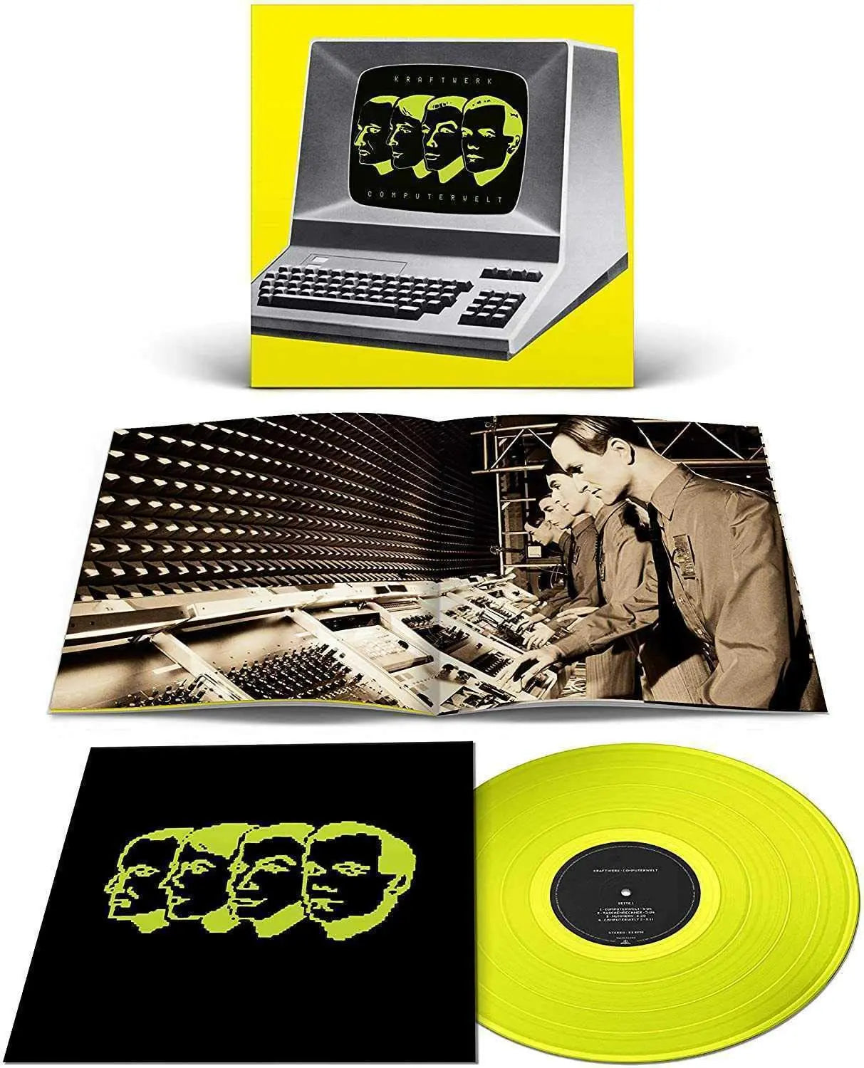 Kraftwerk - Computerwelt [Translucent Neon Yellow Colored Vinyl LP]