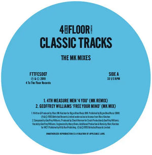MK - 4 To The Floor Classic Tracks: The MK Mixes [Vinyl LP]