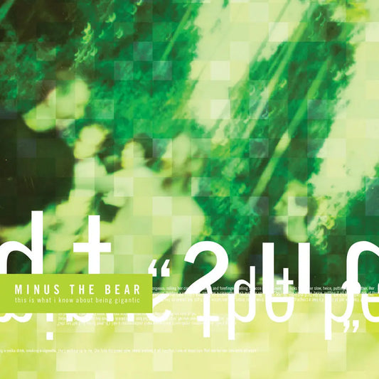 Minus the Bear - This Is What I Know About Being Gigantic [Coke Bottle Clear Vinyl]